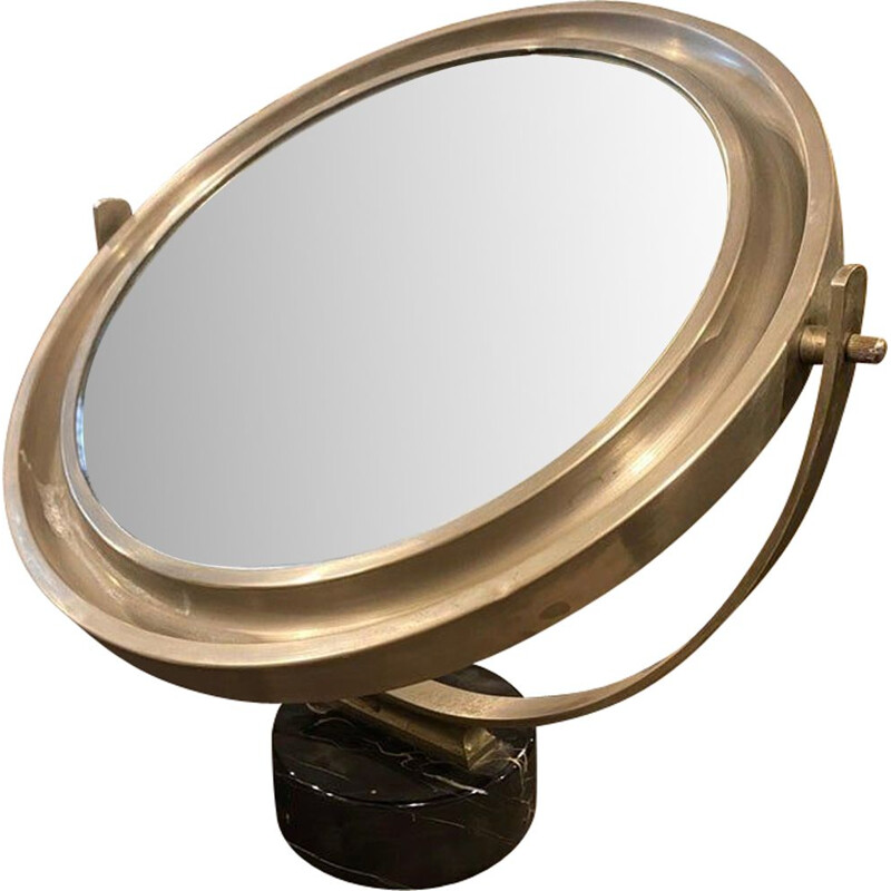Vintage Narciso table mirror by Sergio Mazza for Artemide, Italy 1960s
