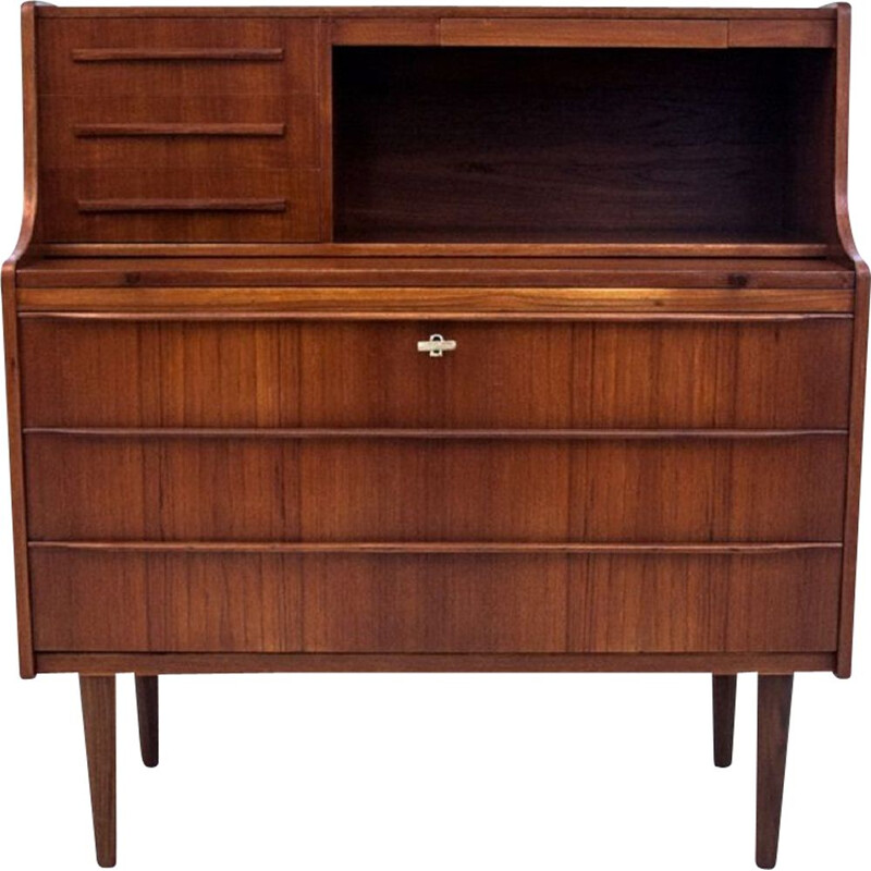 Scrivania vintage in teak, Danimarca 1960