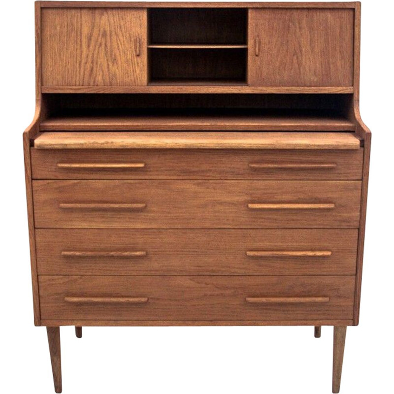 Teak vintage secretary, Denmark 1960s