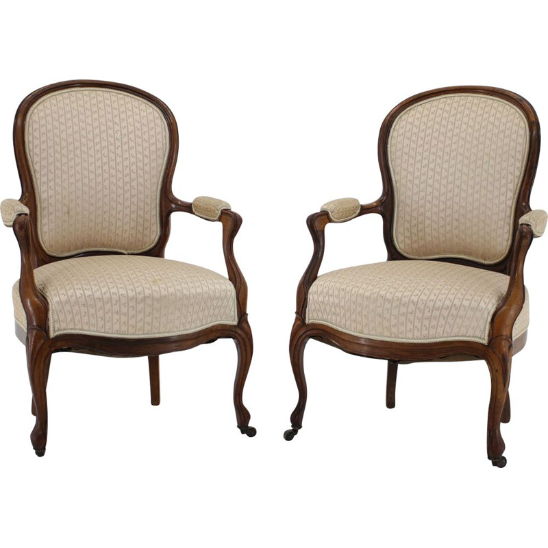 paire de fauteuils Rococo