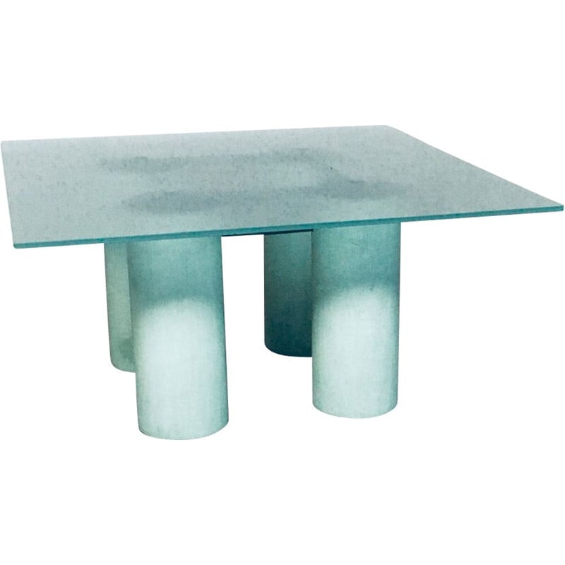 Postmodern vintage architectural "Serenissimo" dining table by Lella & Massimo Vignelli for Acerbis, Italy 1980s