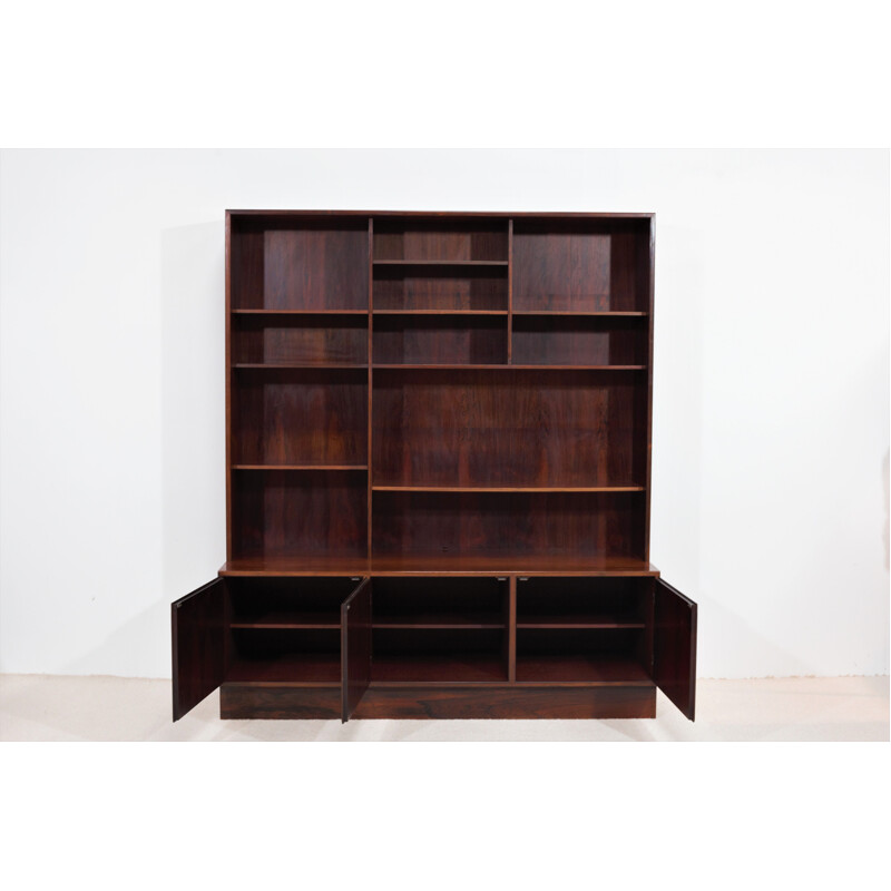 Vintage rosewood bookcase by Svend Ellekjaer