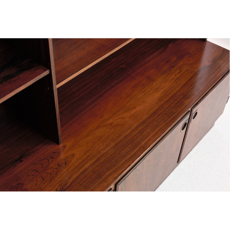 Vintage rosewood bookcase by Svend Ellekjaer