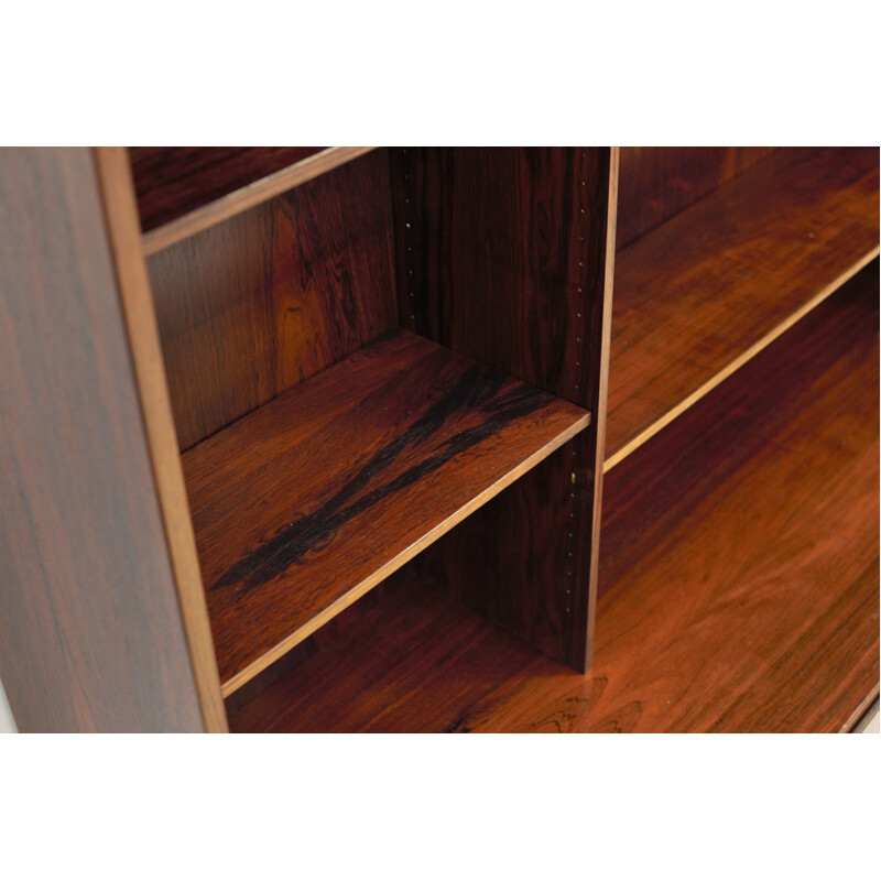 Vintage rosewood bookcase by Svend Ellekjaer