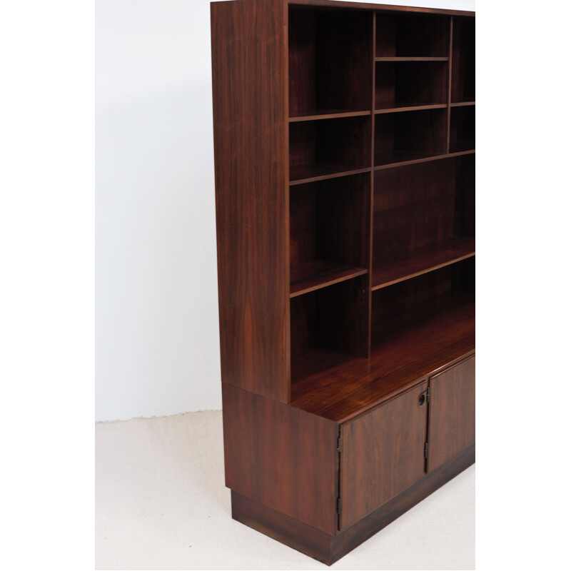 Vintage rosewood bookcase by Svend Ellekjaer