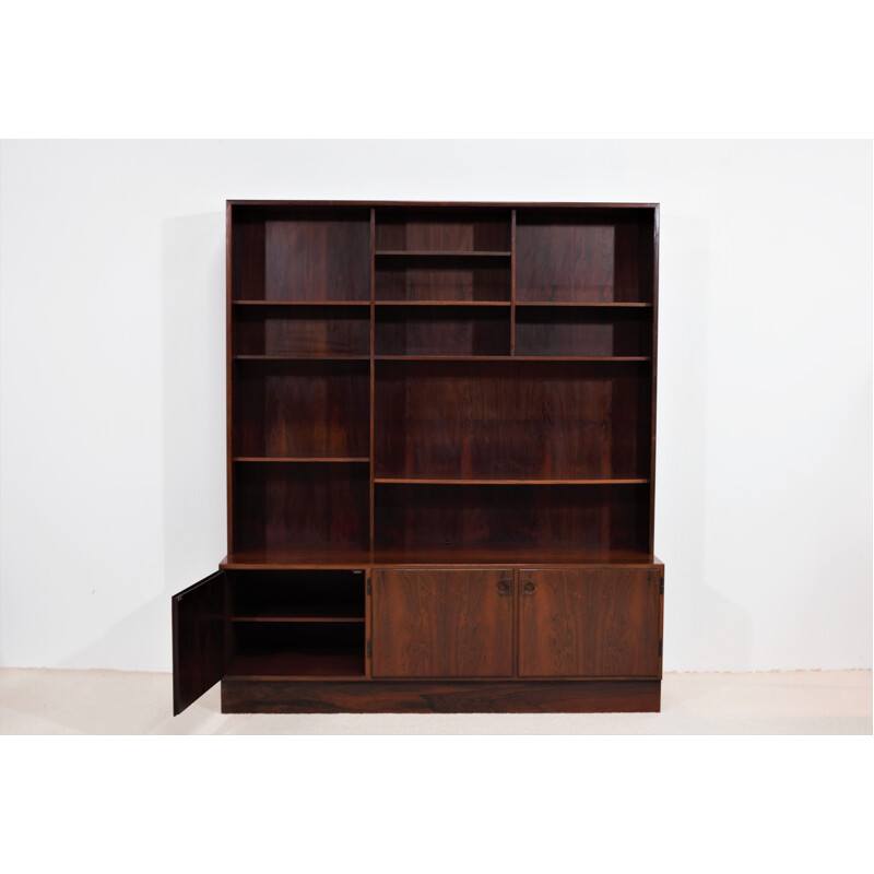 Vintage rosewood bookcase by Svend Ellekjaer