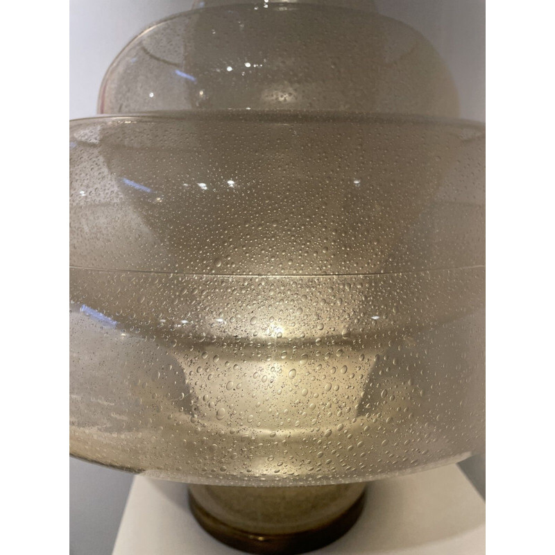 Mid-century Lotus lamp in Murano glass by Carlo Nason, Italy 1969