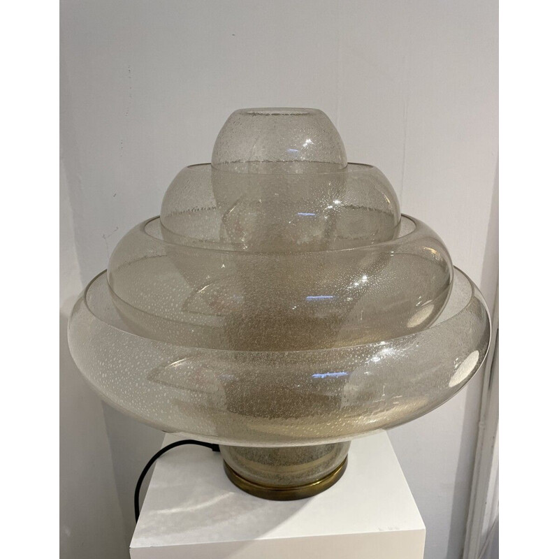 Mid-century Lotus lamp in Murano glass by Carlo Nason, Italy 1969