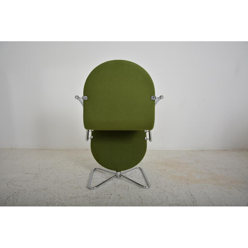 Set of 4 vintage armchairs by Verner Panton for Fritz Hansen, Denmark 1970