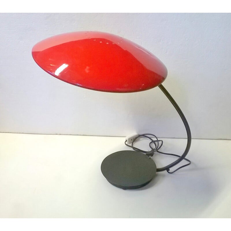 Lámpara de mesa vintage de Christian Dell para Kaiser Idell, 1950