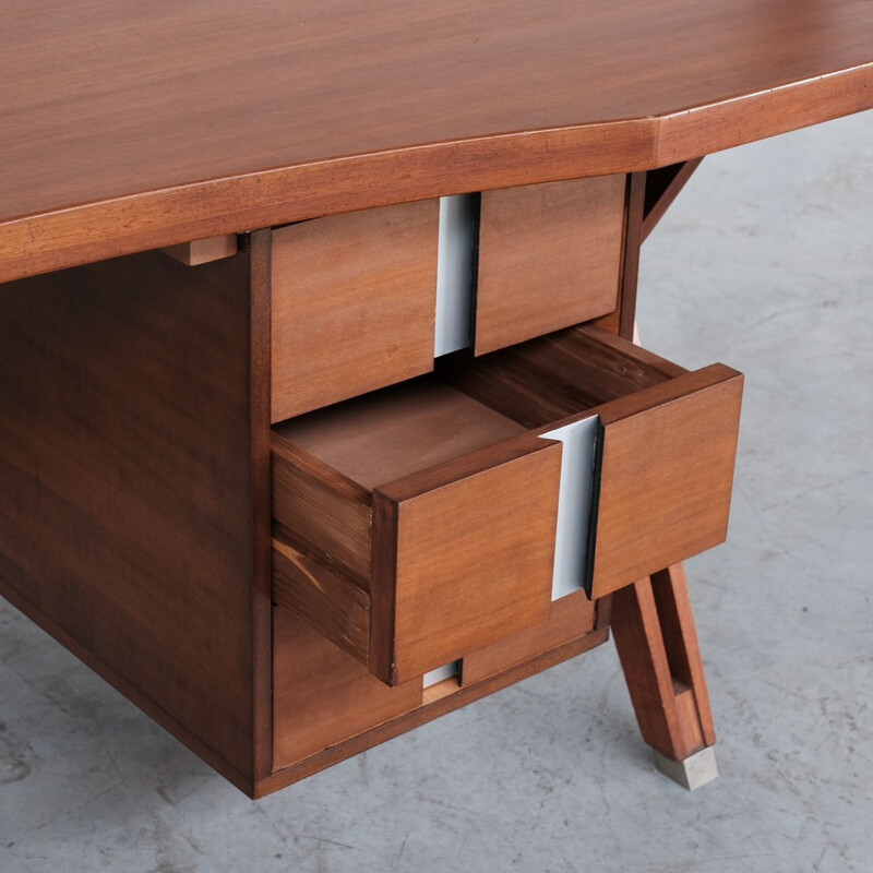 Italian mid-century desk by Ennio Fazioli for Mim Roma, 1958