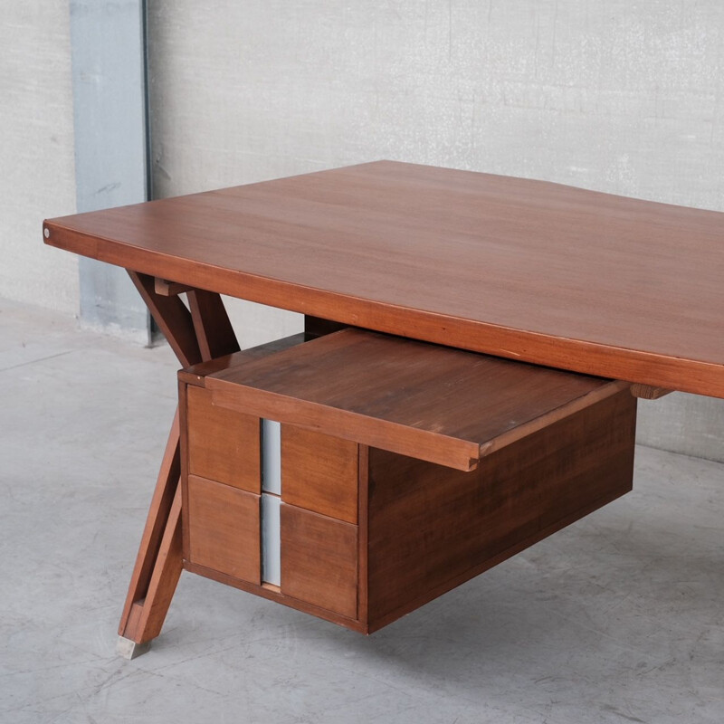 Italian mid-century desk by Ennio Fazioli for Mim Roma, 1958