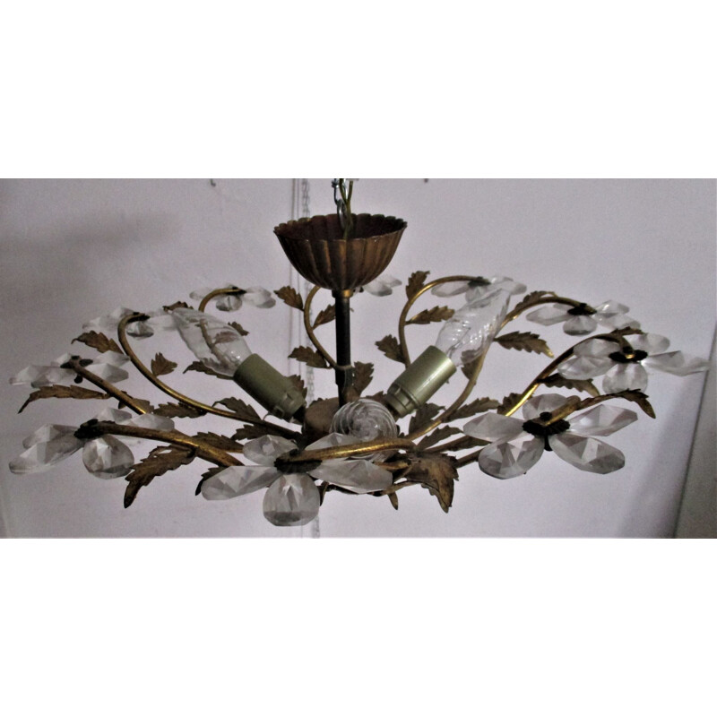 Vintage Murano glass chandelier by Banci Firenze, Italy 1960s