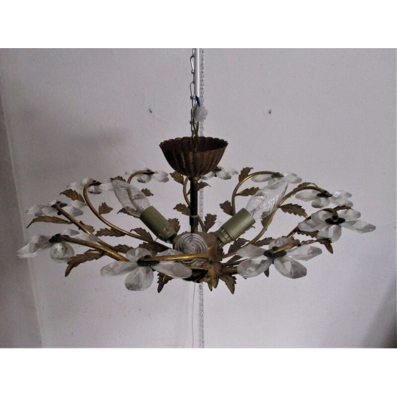 Vintage Murano glass chandelier by Banci Firenze, Italy 1960s