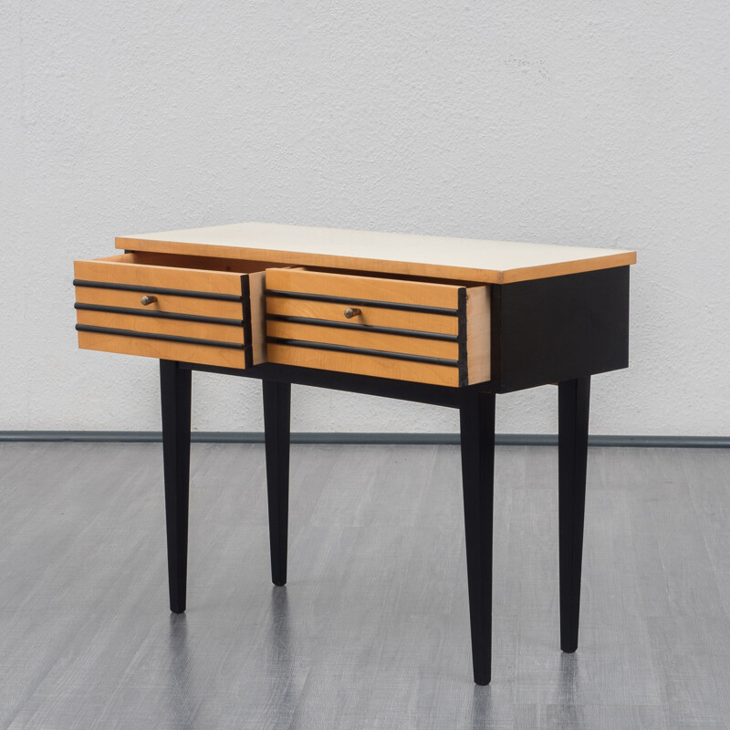 Bicoloured dresser in birch - 1950s