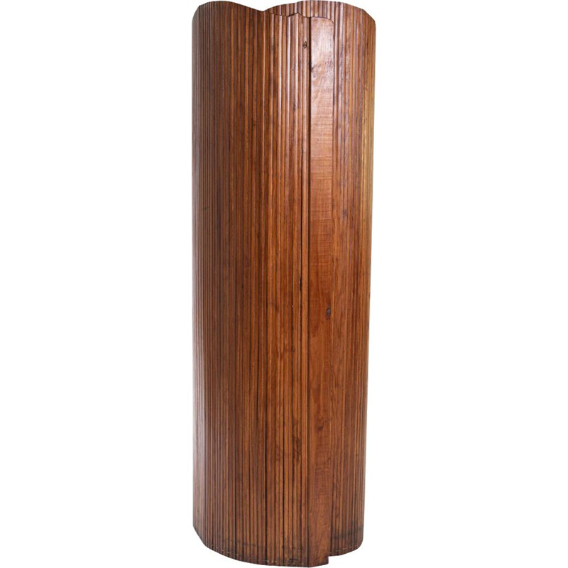 Vintage pine wood partition by Baumann, 1940