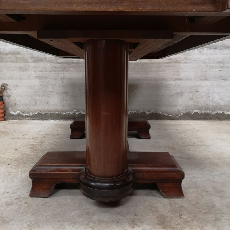 Vintage solid mahogany table, 1940