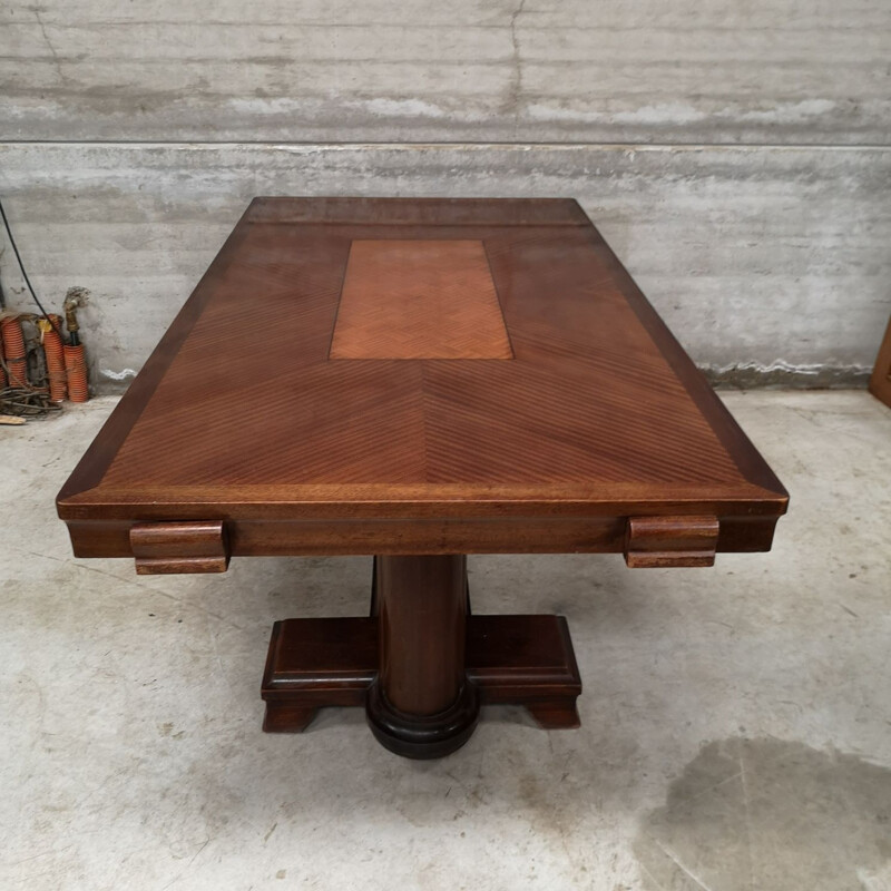 Vintage solid mahogany table, 1940