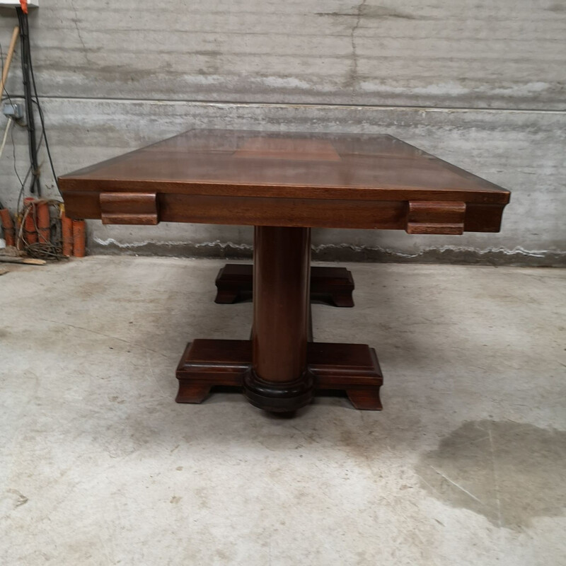 Vintage solid mahogany table, 1940