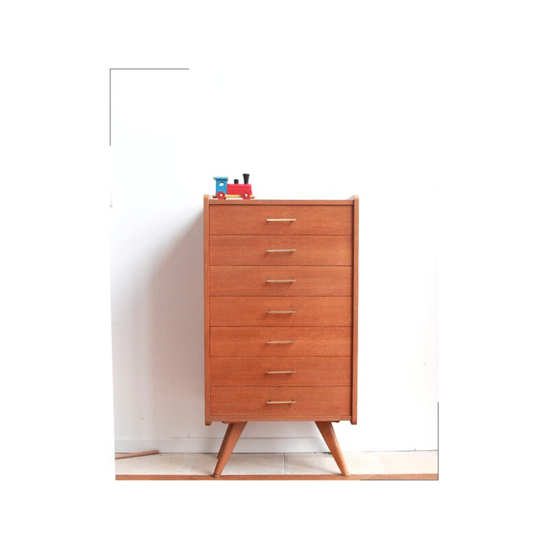 Oakwood chest of drawers - 1950s