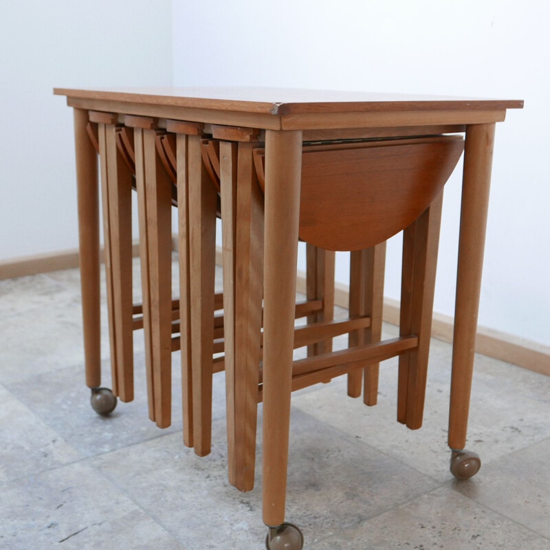 Vintage nesting tables, 1950