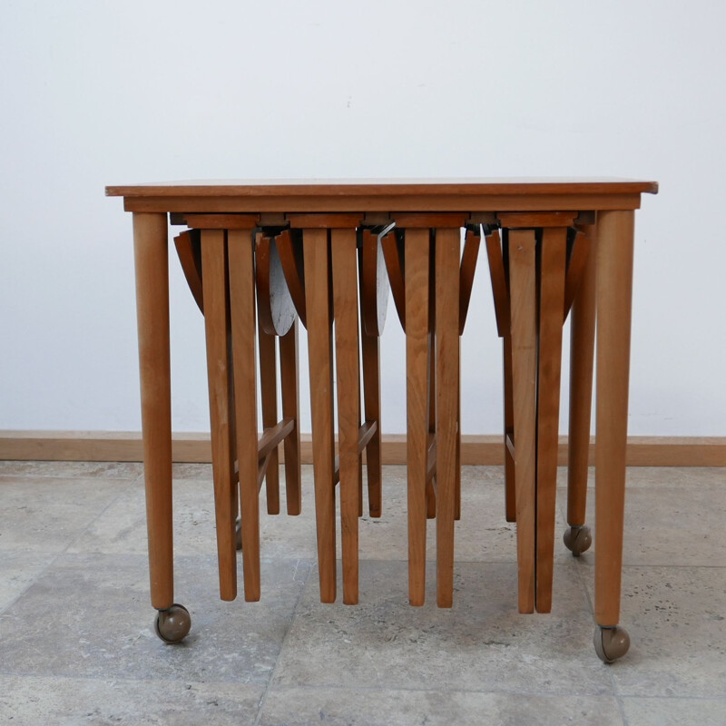 Vintage nesting tables, 1950