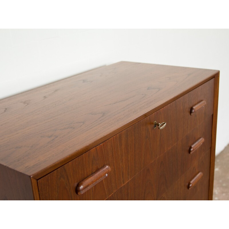  Danish chest of 6 drawers in teak - 1960s