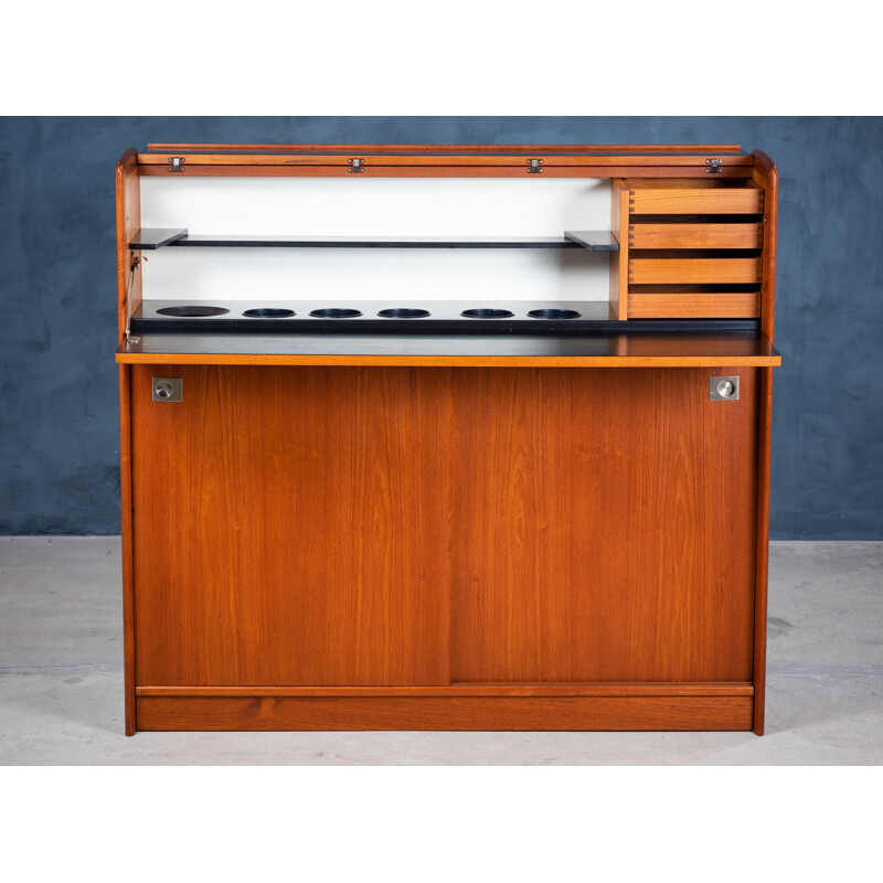 Bar vintage in teak, Danimarca 1960