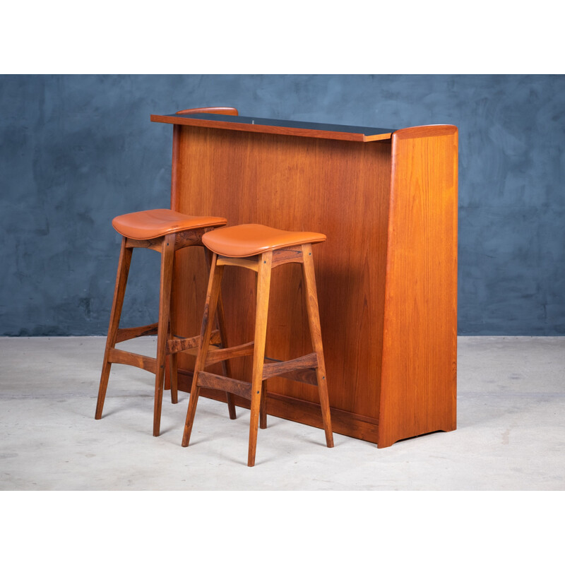 Bar vintage in teak, Danimarca 1960