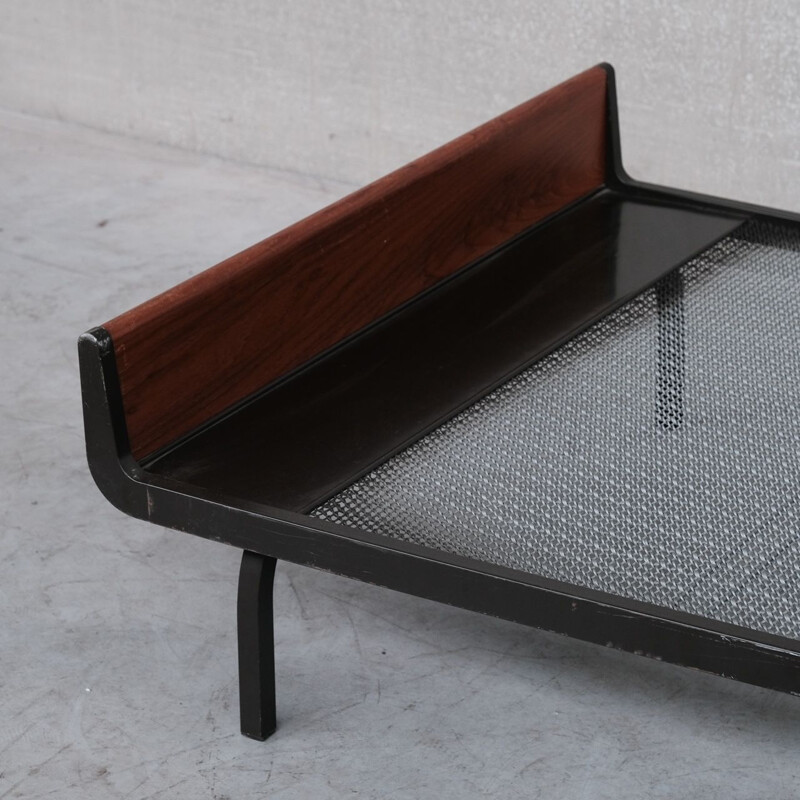 Mid-century teak and metal daybed by Friso Kramer for Auping, Holland 1950s