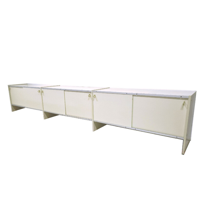 Mid century white sideboard by Dieter Rams for Vitsoe, Germany 1950s