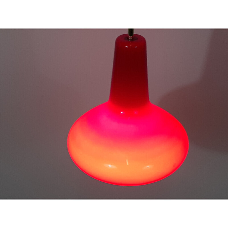 Lámpara de suspensión vintage de Massimo Vignelli