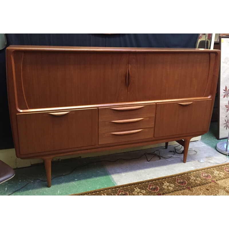 Danish sideboard in blond teak, J. ANDERSEN - 1960s