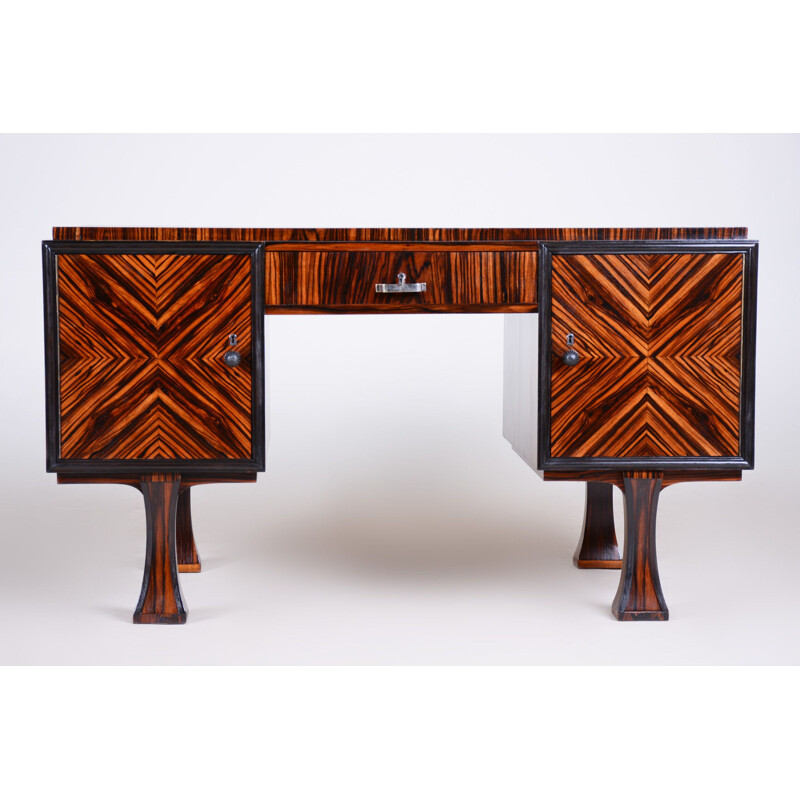 Art Deco vintage writing desk, France 1930s