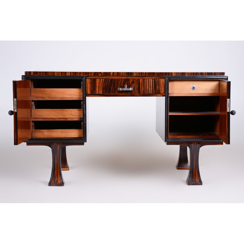 Art Deco vintage writing desk, France 1930s