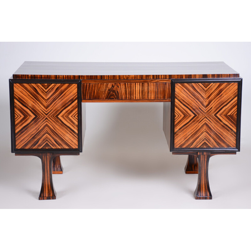 Art Deco vintage writing desk, France 1930s