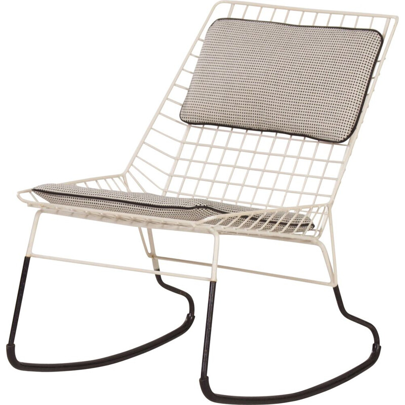 Silla mecedora Vintage Flamingo de Cees Braakman para Pastoe, 1960