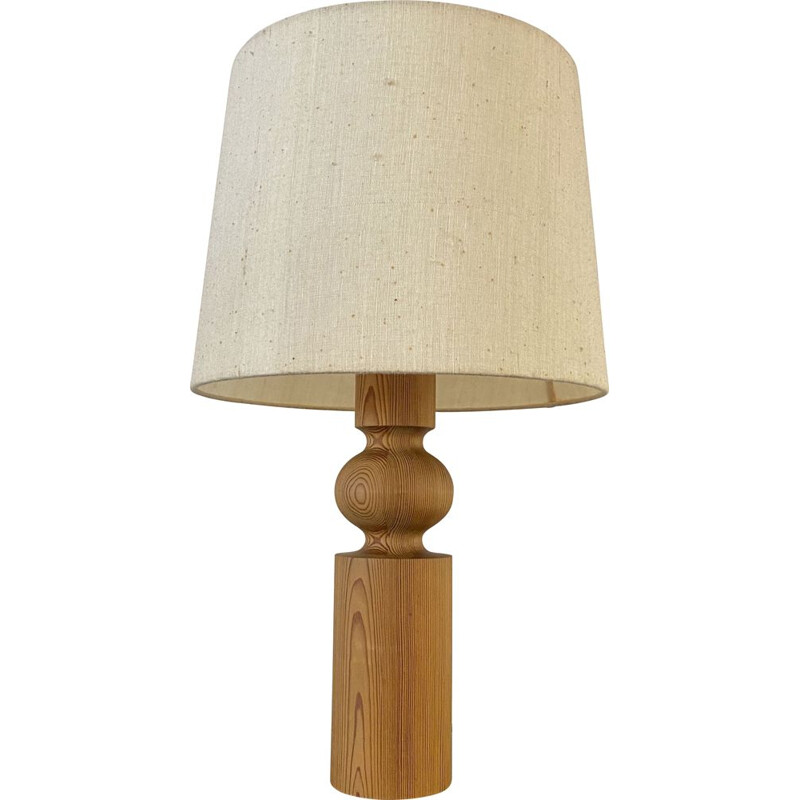 Vintage lamp in solid pine by Uno and Ostens Kristiansson