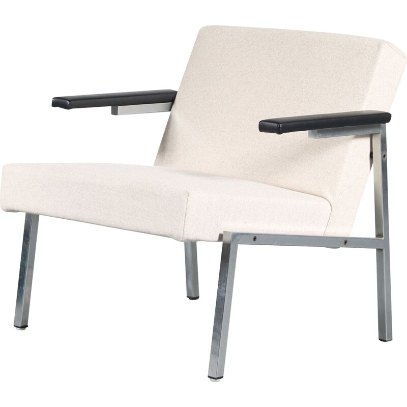 Vintage-Sessel aus verchromtem Metall von Martin Visser für Spectrum, Niederlande 1960