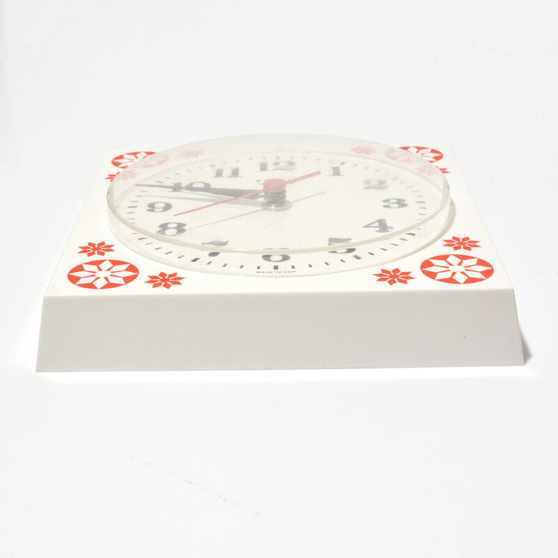 Vintage wall clock by Weimar, Germany 1970s