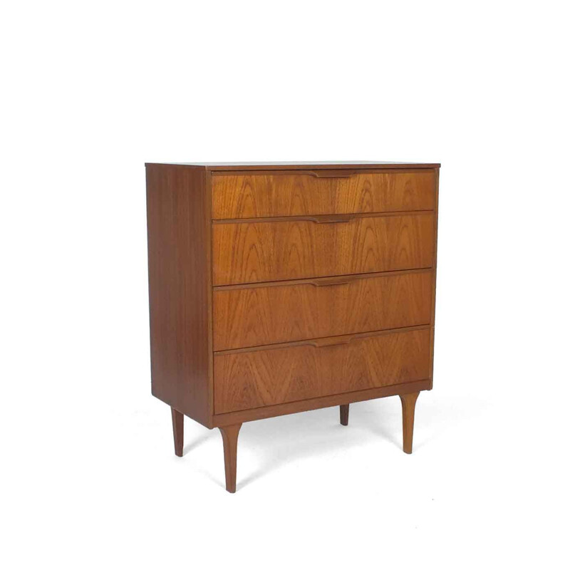 Teak vintage chest of drawers by Frank Guille for Austinsuite London, 1960s