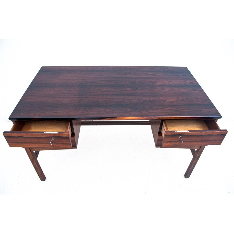 Rosewood vintage desk, Denmark 1960s