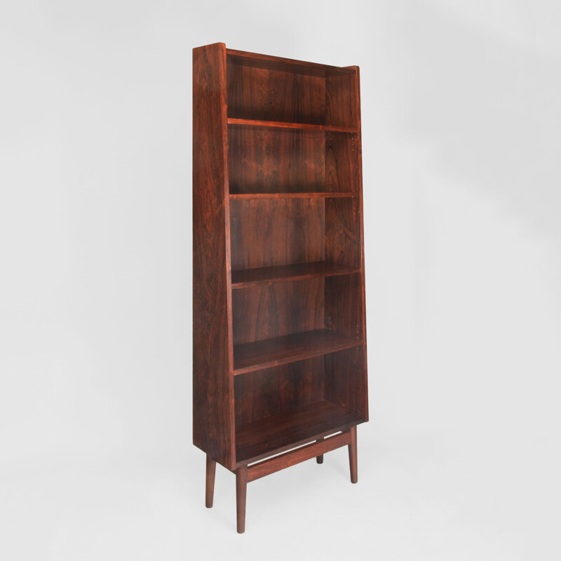 Vintage "Bornholmer" rosewood bookcase by Johannes Sorth for Bornholms Møbelfabrik Nexø, Denmark 1960s