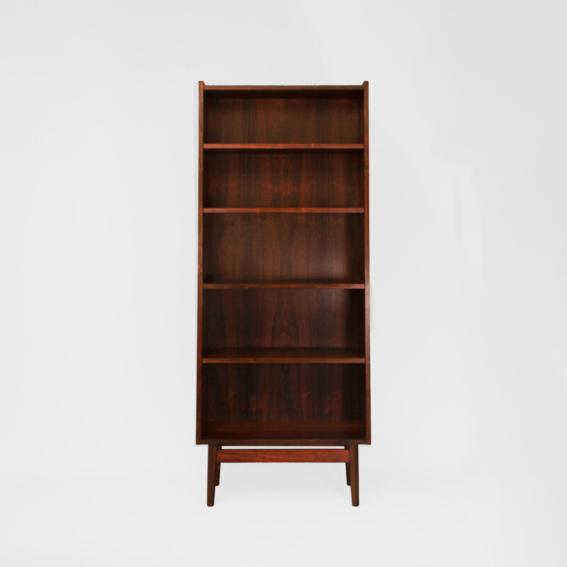 Vintage "Bornholmer" rosewood bookcase by Johannes Sorth for Bornholms Møbelfabrik Nexø, Denmark 1960s