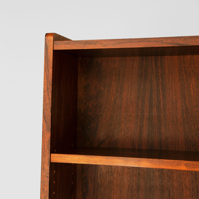 Vintage "Bornholmer" rosewood bookcase by Johannes Sorth for Bornholms Møbelfabrik Nexø, Denmark 1960s