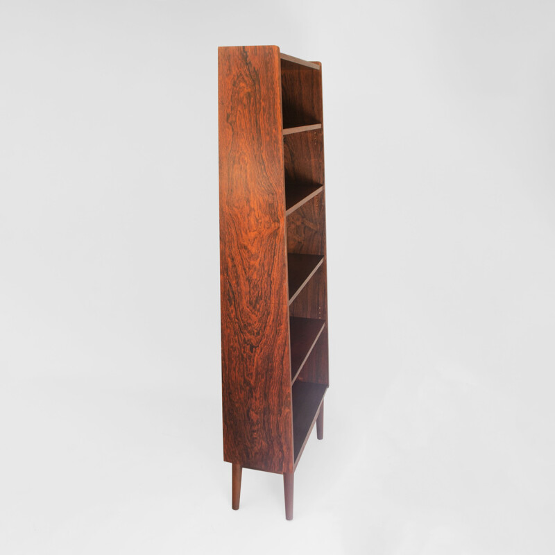 Vintage "Bornholmer" rosewood bookcase by Johannes Sorth for Bornholms Møbelfabrik Nexø, Denmark 1960s