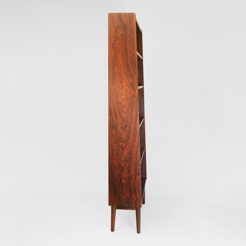 Vintage "Bornholmer" rosewood bookcase by Johannes Sorth for Bornholms Møbelfabrik Nexø, Denmark 1960s