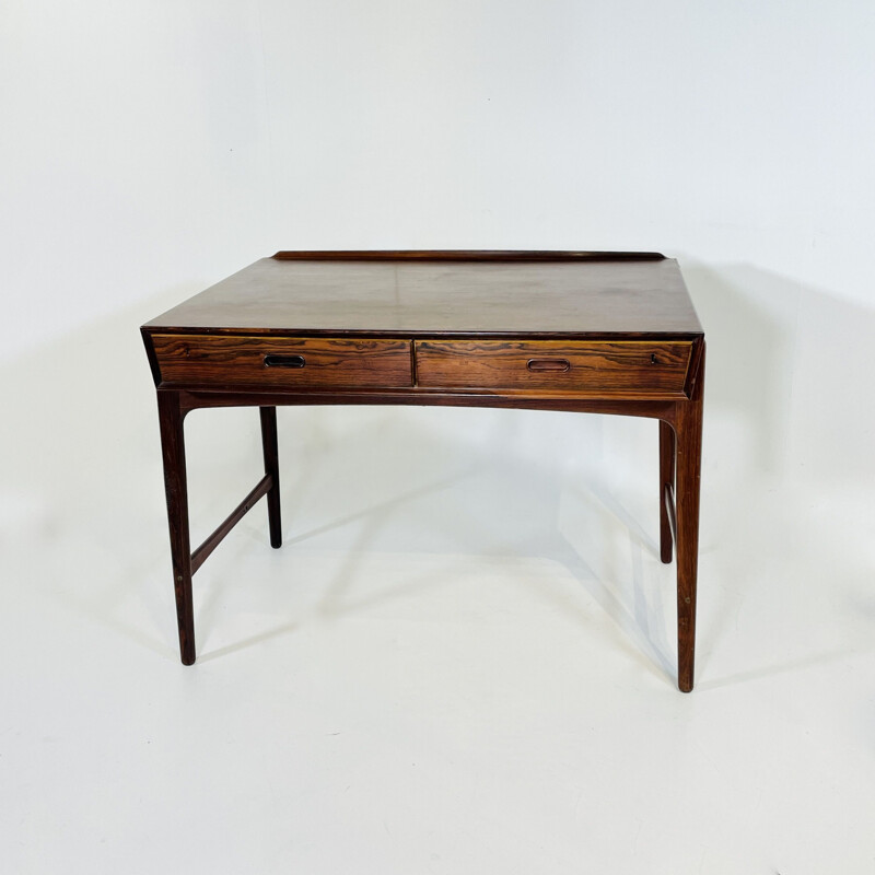 Vintage rosewood desk by Svend Aage Madsen, Denmark 1960