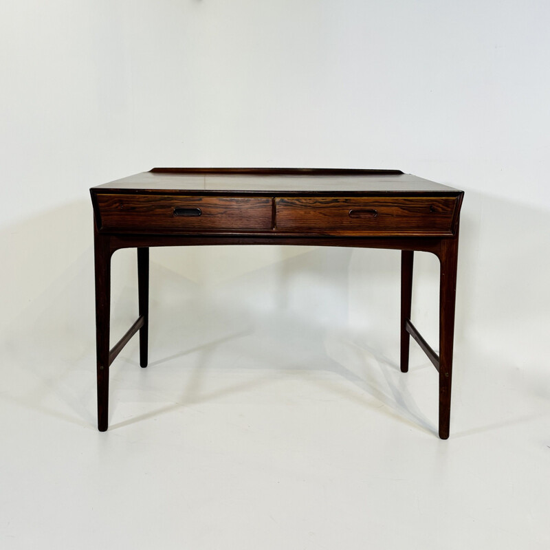Vintage rosewood desk by Svend Aage Madsen, Denmark 1960