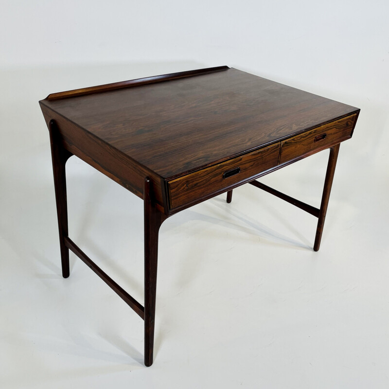 Vintage rosewood desk by Svend Aage Madsen, Denmark 1960